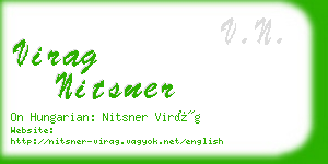 virag nitsner business card